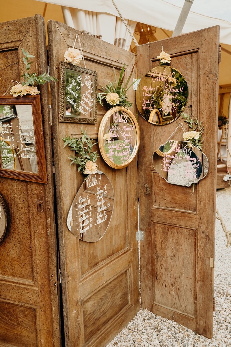 plan de table original mariage