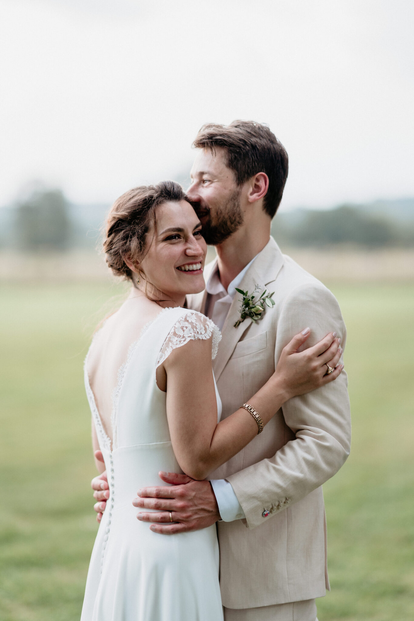 robe de mariée sur mesure champêtre bohème le mans