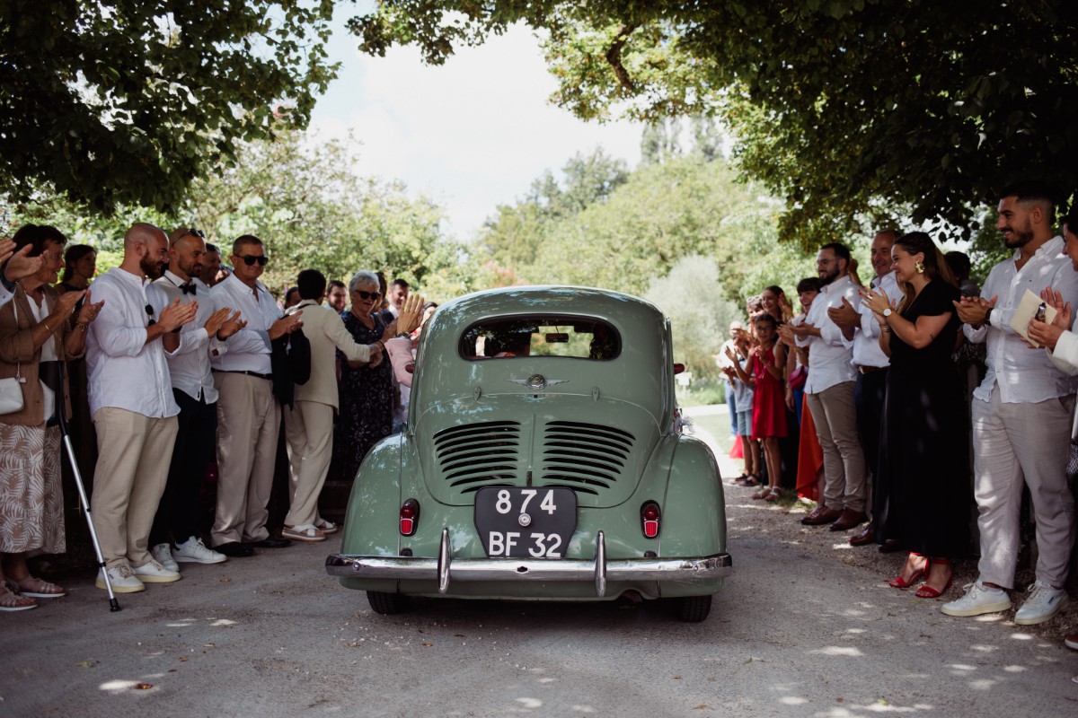 voiture vintage mariage bordeaux