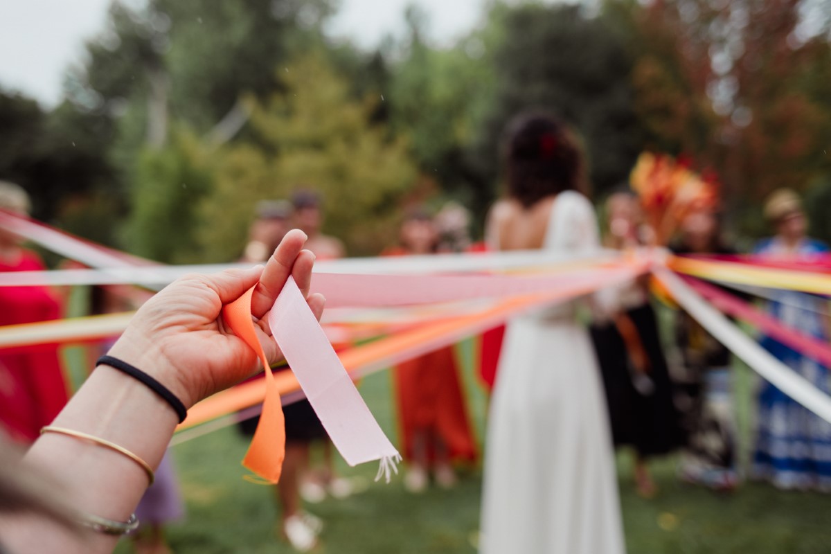 jeu du ruban mariage