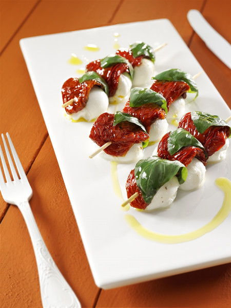 pieces traiteur mariage tomates mozzarella menu angers